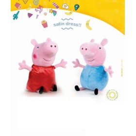 PEPPA PIG SATIN DRESS & GEORGE T100 20 CM         