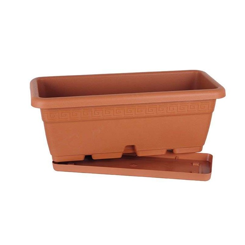 JARDINERA VOLTERRA TERRACOTA 45 CMS.              