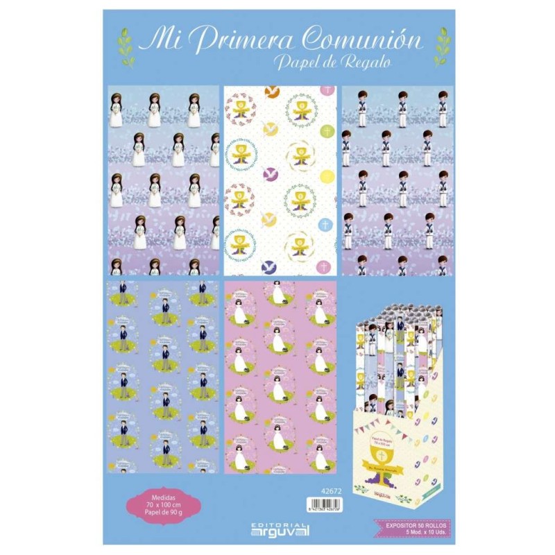 ROLLO PAPEL COMUNION 70X100 CM                    