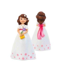 FIGURA NIÑA COMUNIO LIBRO 17 CM
