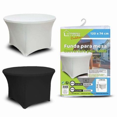 FUNDA MESA PLEGABLE BLANCO/NEGRO