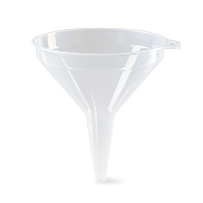 EMBUDO 21 CM TRANSPARENTE                         