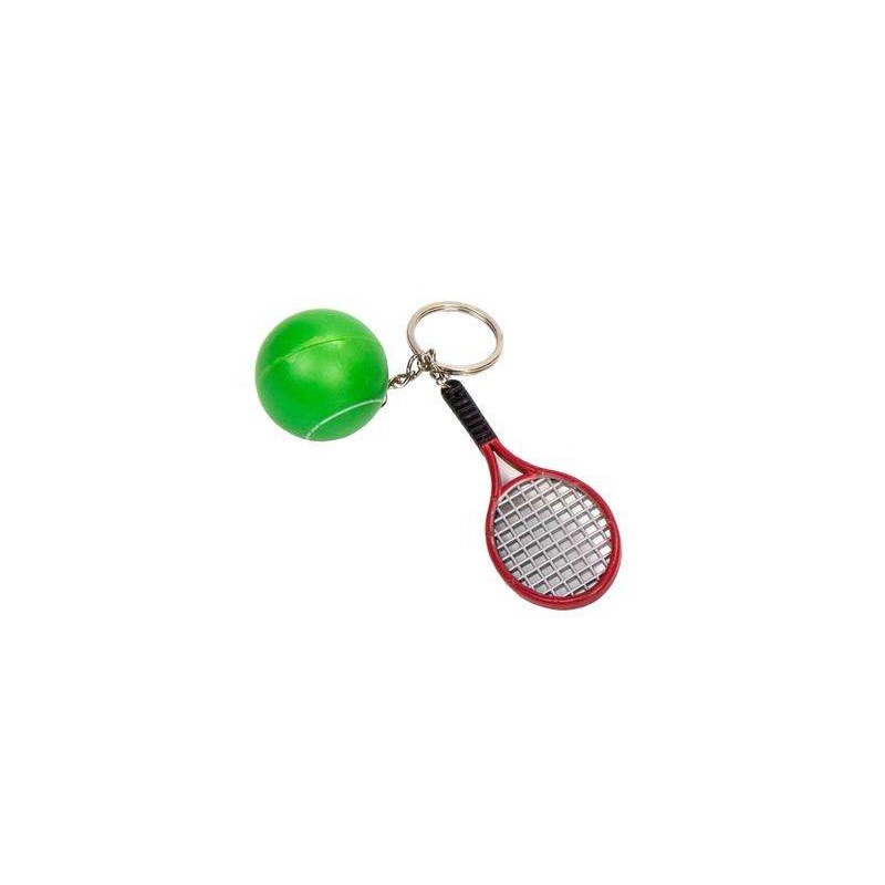 LLAVERO PELOTA Y RAQUETA                          