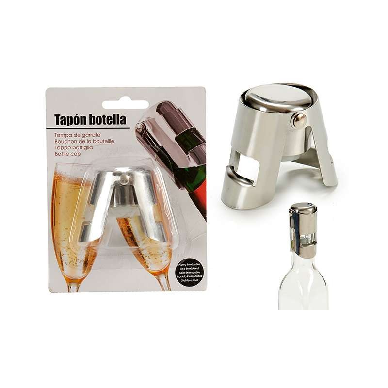 TAPON ACERO CIERRABOTELLAS CHAMPAN                