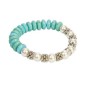 PULSERA PERLA BLANCA Y AZUL                       