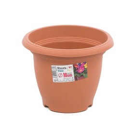 MACETA REDONDA 18 CM VS03 TERRACOTA