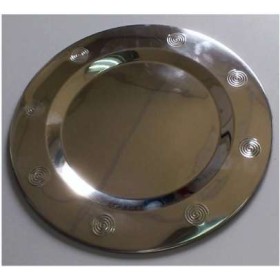 BAJO PLATO INOX 30 ESPIRAL