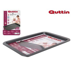 BANDEJA 38X25 0.5MM PLATA QUTTIN