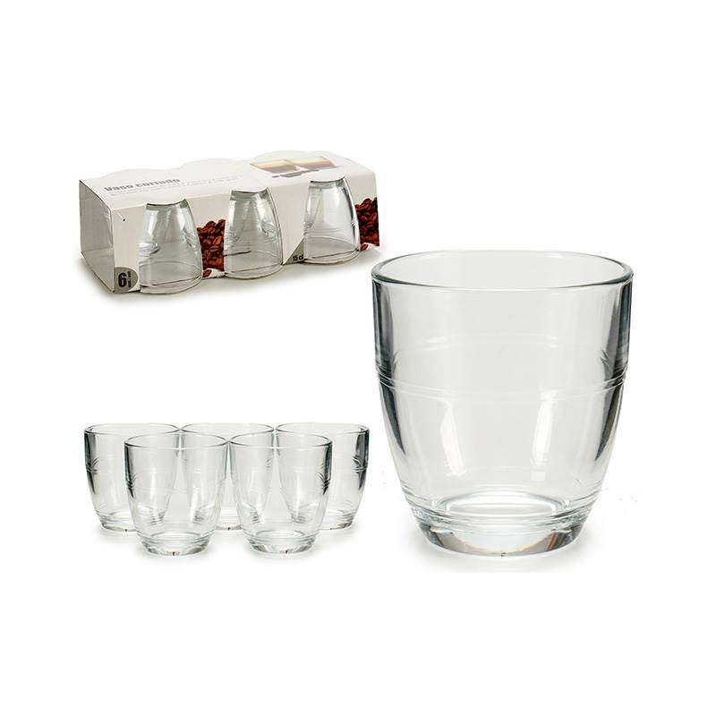 JUEGO 6 VASOS CORTADO 15 CL