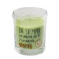 VELA VASO PERF. MENSAJE SIEMPRE                   