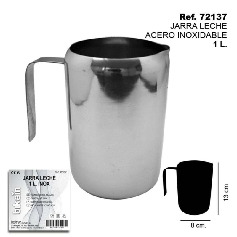 JARRA LECHE 0.75 ML INOX