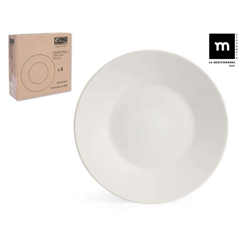 PLATO LLANO 28 CMS. MAITRE IVORY