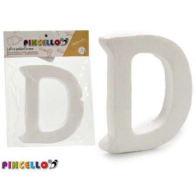 LETRA D POLIESTIRENO 13.5X15 CM                   