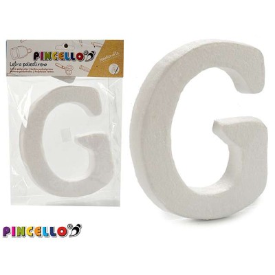 LETRA G POLIESTIRENO 13.5X15 CM                   