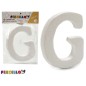 LETRA G POLIESTIRENO 13.5X15 CM                   
