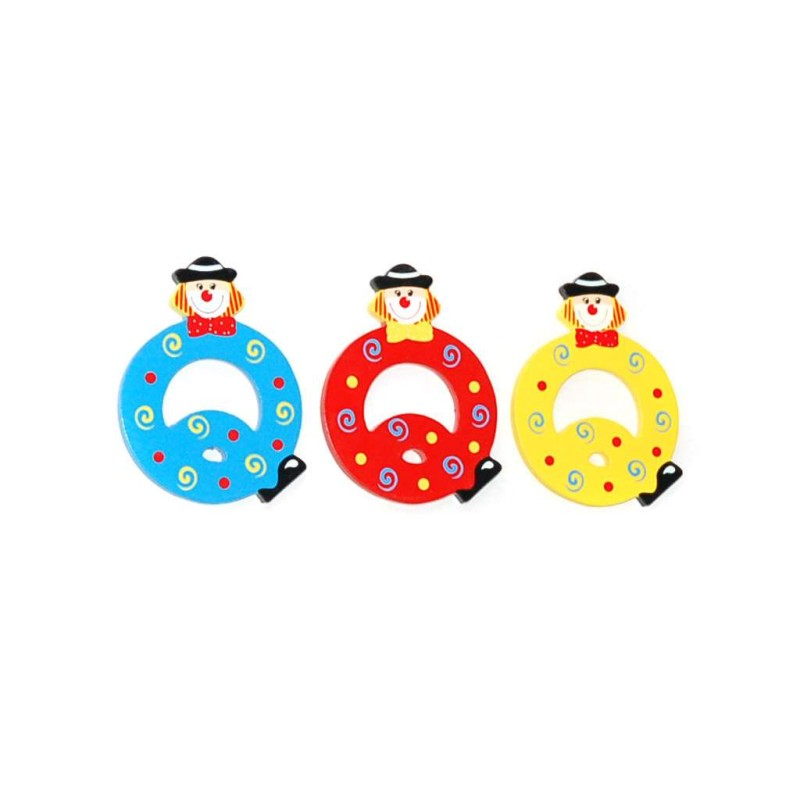 LETRA INFANTIL MADERA PAYASO "Q"