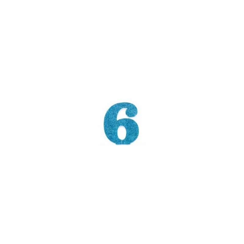 POREX Nº 6 PURPURINA AZUL