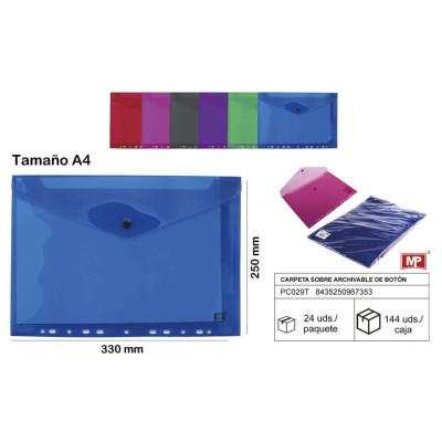 CARPETA SOBRE ARCHIVABLES A4                      