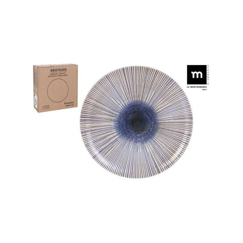 BAJO PLATO 32.5 CM IRYS MONACO BRILLO             