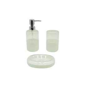 JGO BAÑO 3 PIEZAS PVC VERDE