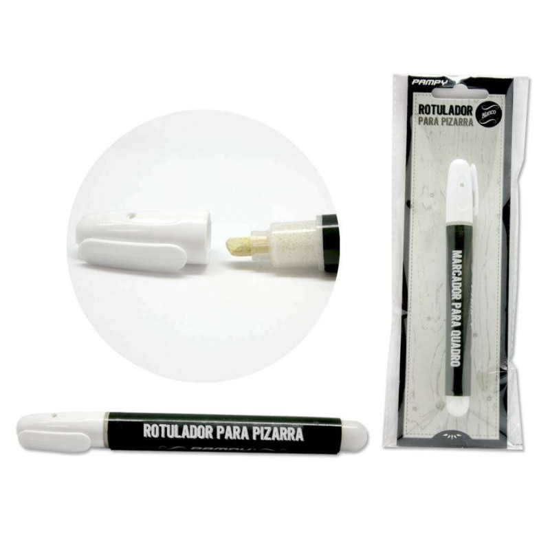 ROTULADOR TIZA LIQUIDA BLANCO                     