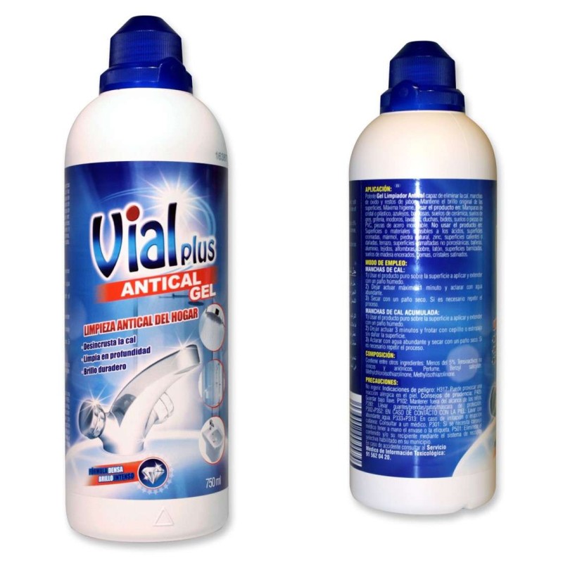 VIALPLUS LIMPIADOR ANTICAL 750ML GEL              