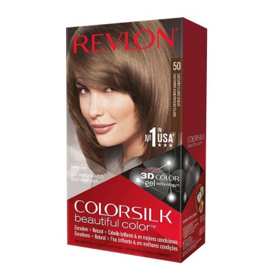 REVLON COLORSILK TINTE 050 CASTAÑO CLARO CENIZO