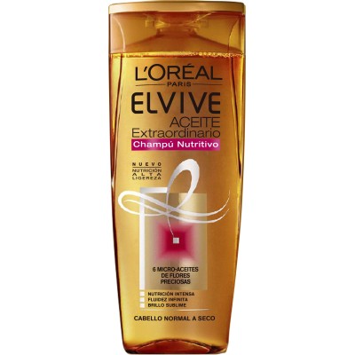 ELVIVE CHAMPU 380ML.ACEITE EXTRA CABELLO SECO