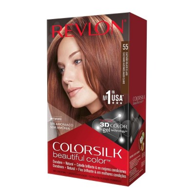 REVLON COLORSILK TINTE 055 CASTAÑO ROJIZO C       