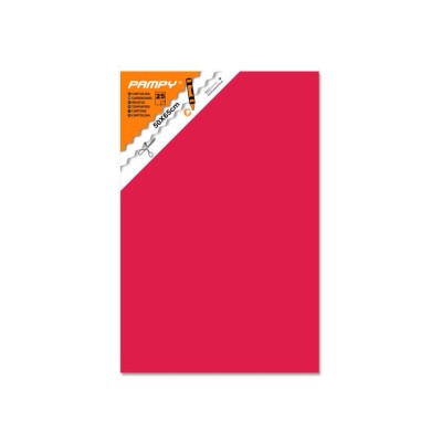 CARTULINA JUMBO 50X65 CM ROJO                     
