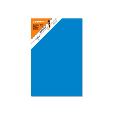 CARTULINA JUMBO 50X65 CM AZUL CLARO               