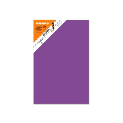 CARTULINA JUMBO 50X65 CM LILA                     