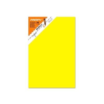CARTULINA JUMBO 50X65 CM AMARILLO LIMON           