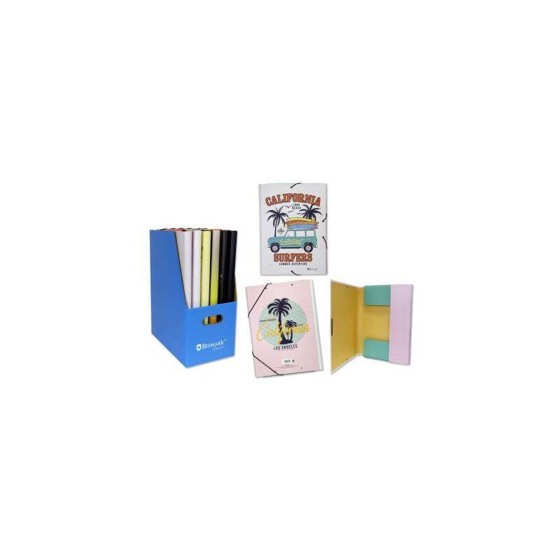 WAVES CARPETA FOLIO GOMAS Y SOLAPAS               
