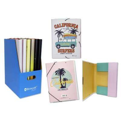 WAVES CARPETA FOLIO GOMAS Y SOLAPAS               
