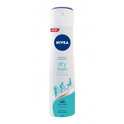 NIVEA DESOD SPRAY 200ML WOMAN BLANCO DRY          