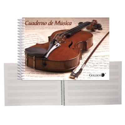 GOLDEN CUADERNO DE MÚSICA                         