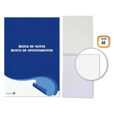 GOLDEN BLOCK NOTAS A4 80 H C/TAPA                 
