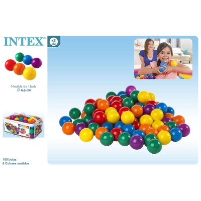 JUEGO DE 100 BOLAS FUN BALLZ