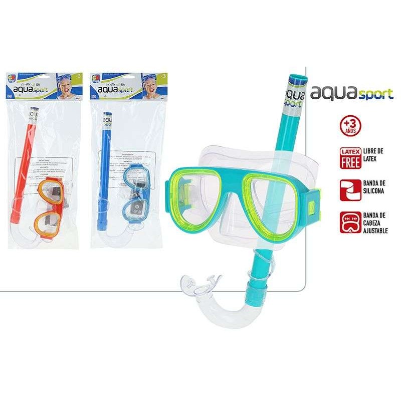 SET MASCARA+ TUBO SNORKEL INFANTIL                