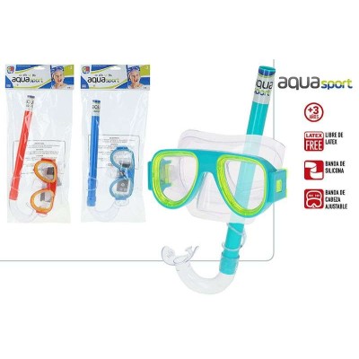 SET MASCARA+ TUBO SNORKEL INFANTIL                