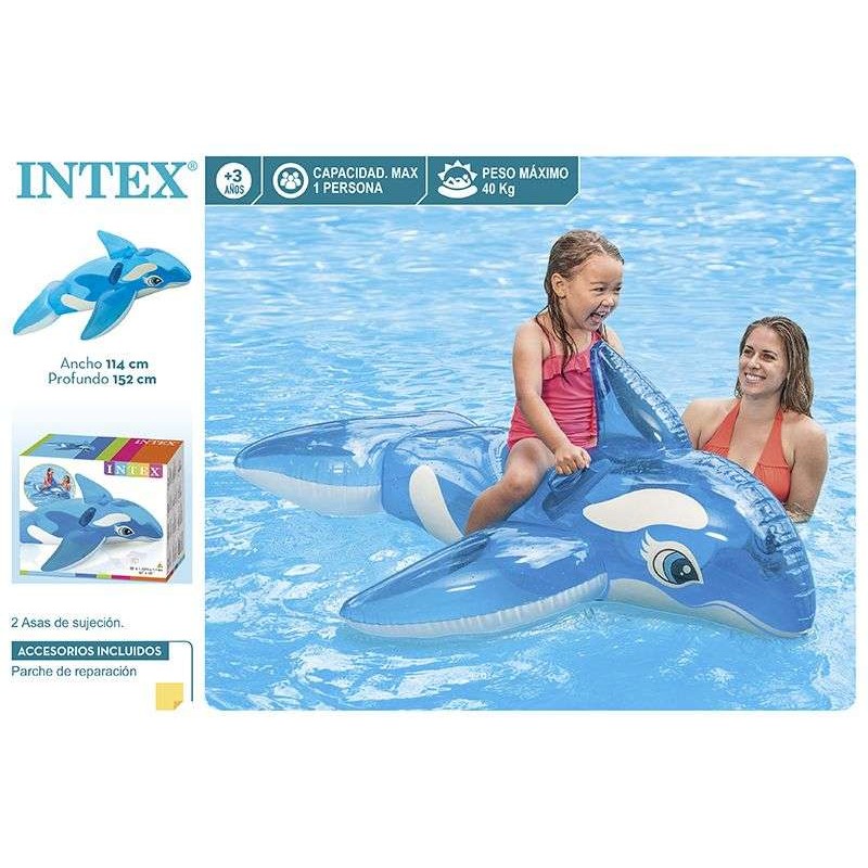 BALLENA TRANSPARENTE HINCHABLE                    