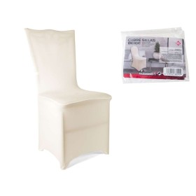 CUBRE SILLAS BEIGE 39X43X90 CM                    