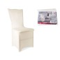 CUBRE SILLAS BEIGE 39X43X90 CM                    