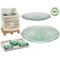 PLATO SATURNO REC VIDRIO RECICLADO 27 CM