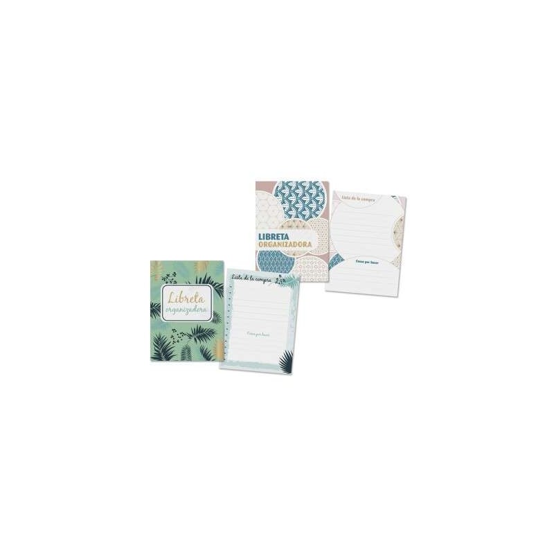 LIBRETA ORGANIZADORA A6 TIME IS GOLD 60 HOJAS     