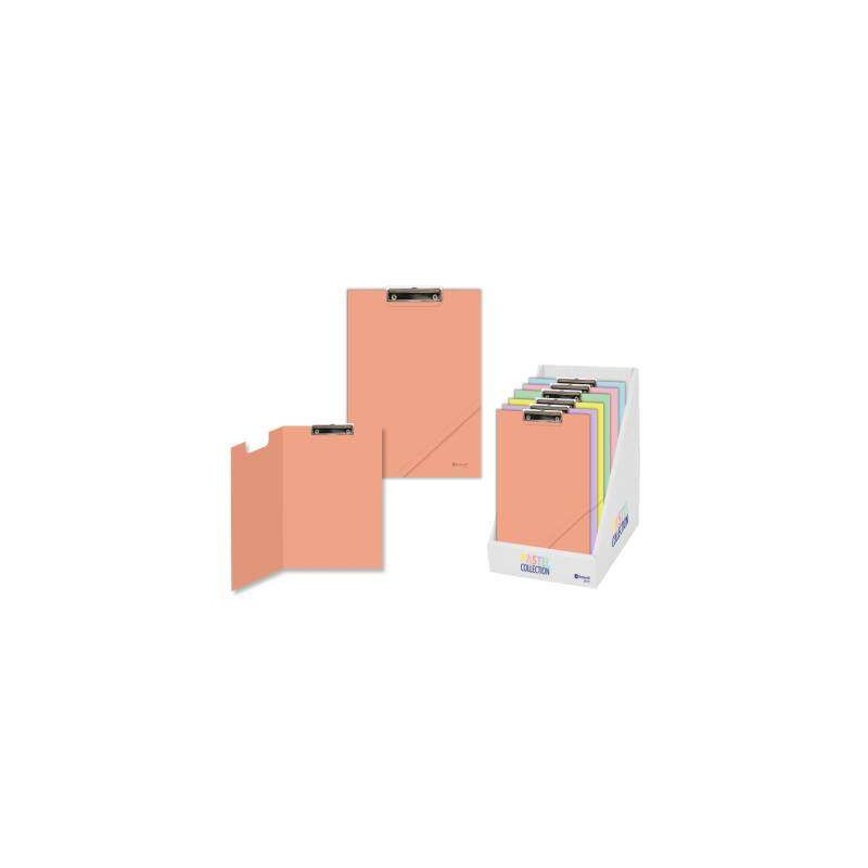 PASTEL CARPETA PINZA A4 CON TAPA                  