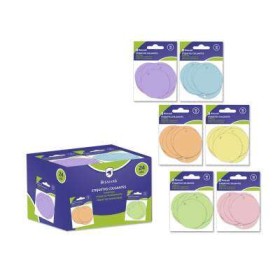 ETIQUETAS COLGANTES REDONDAS PASTEL 10 UDS        