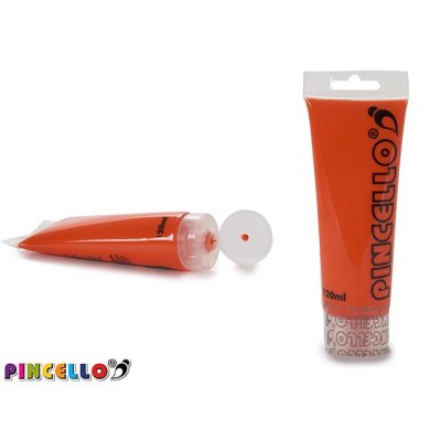 TUBO PINTURA ACRILICA 120ML. NARANJA              