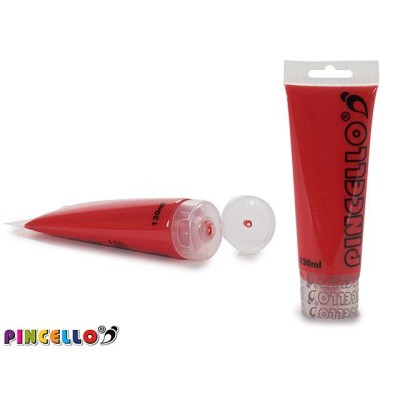 TUBO PINTURA ACRILICA 120ML. ROJO                 